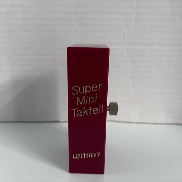 Wittner super mini-taktell metronome, ruby - Picture 3 of 9